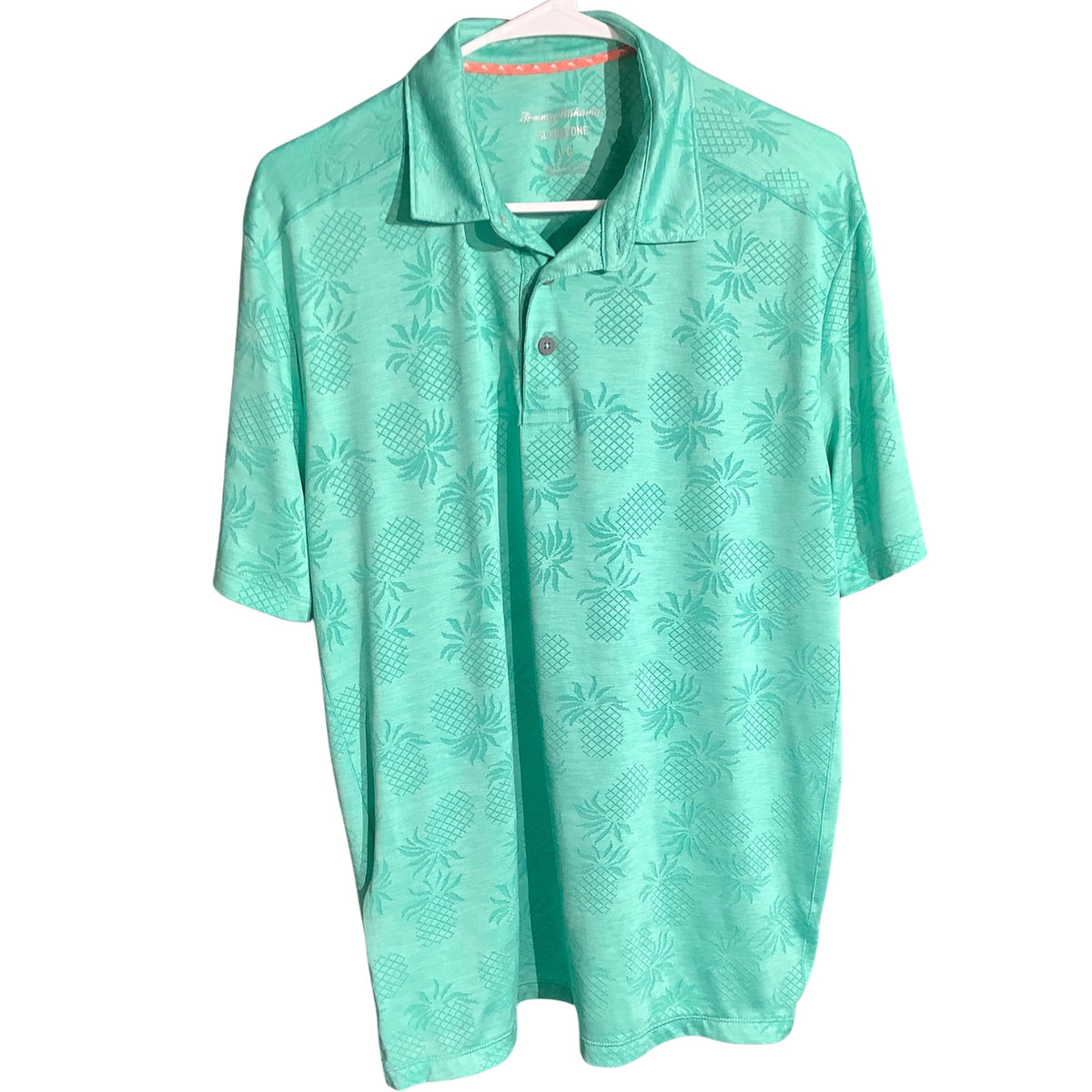 Tommy Bahama Men’s Large Palm Coast IslandZone Polo — Golf, Tropical, Preppy