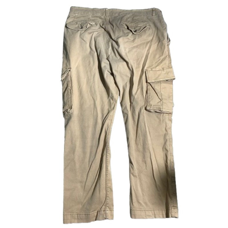 JACHS Khaki Cargo Pants Men’s 38x30 — Casual Utility, Pockets, Outdoor Wear