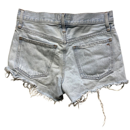 Madewell Relaxed Light Wash Denim Shorts Size 23 – Grunge, Y2K, Streetwear