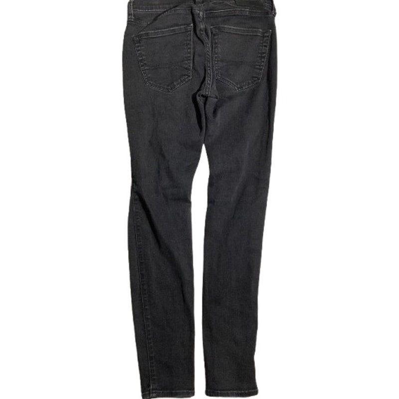 Hollister Super Skinny Jeans Black Men’s 30W 32L — Distressed, Advanced Stretch