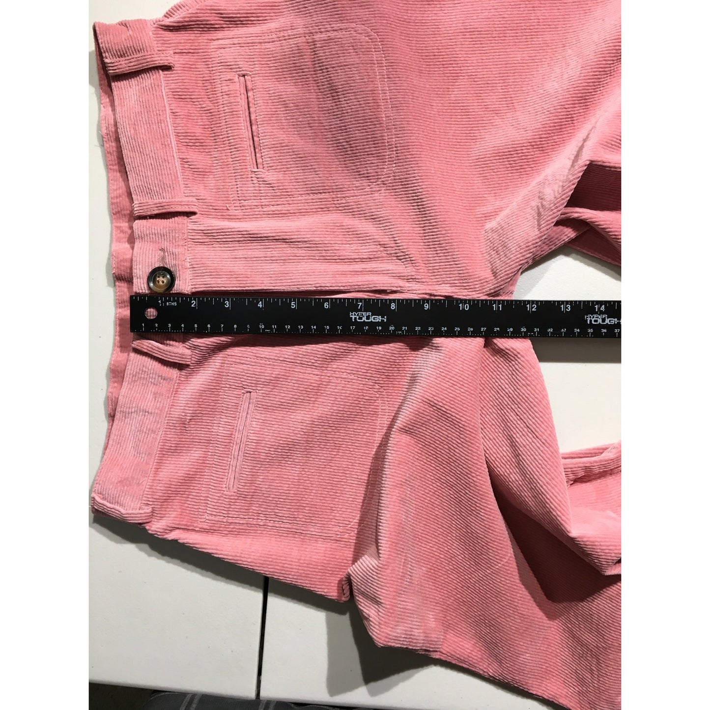 Wide Legged Light Pink Corduroy Pants XL - Coquette, Vintage, Feminine