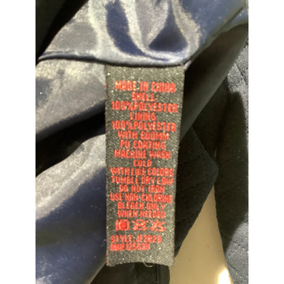 Yoki Navy Blue Quilted Hooded Jacket Women Large — Cozy, Casual, Winter