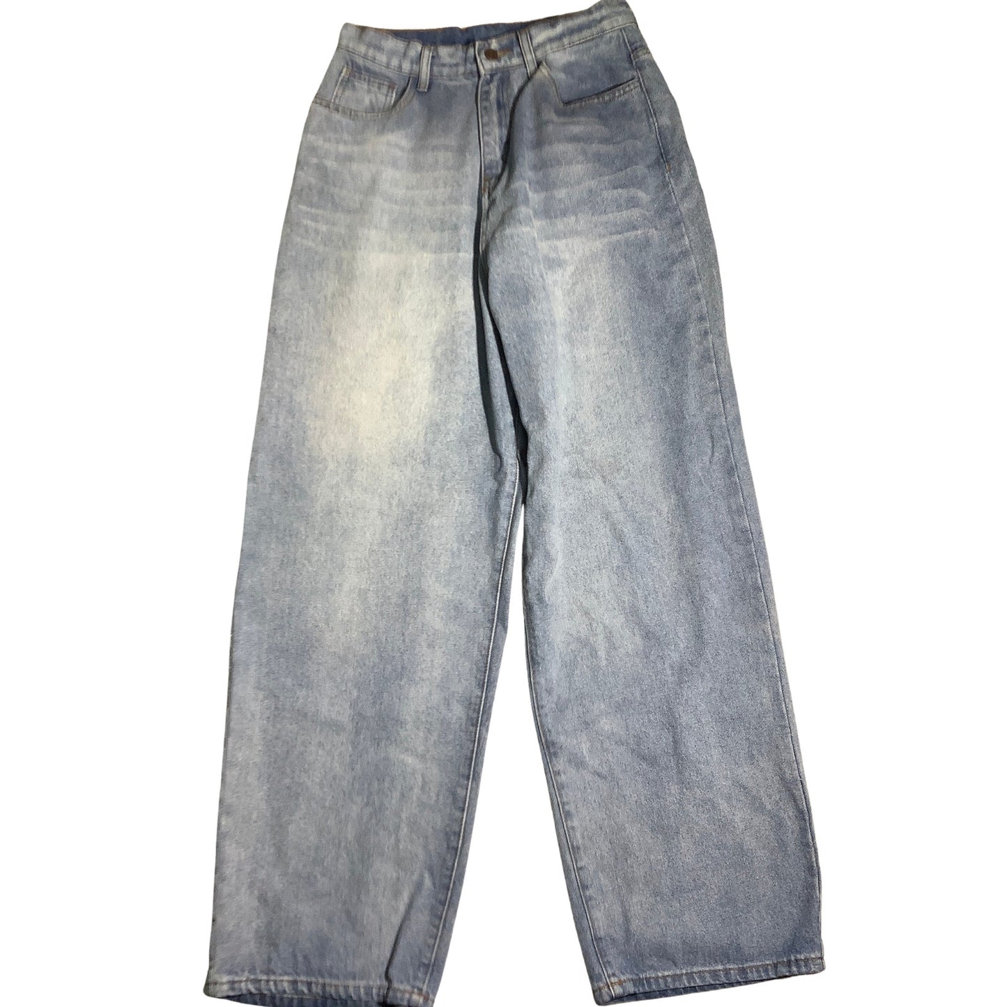 Neon Blanc Light Wash Wide Leg Jeans Men’s 31W 32L — Streetwear, Y2K, Baggy