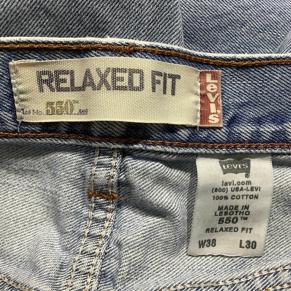 Levi’s 550 Relaxed Fit Jeans Men’s Size 38W x 30L – Vintage, Light Wash, Cotton
