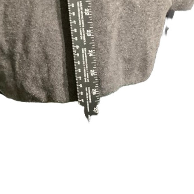 J. Crew Dark Gray Cardigan Women’s Size M – Minimalist, Cozy, Open Front