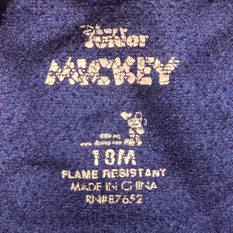 Disney Light Blue Character Pajama Set Infant Size 18M —Cartoon, Sleepwear, Cozy