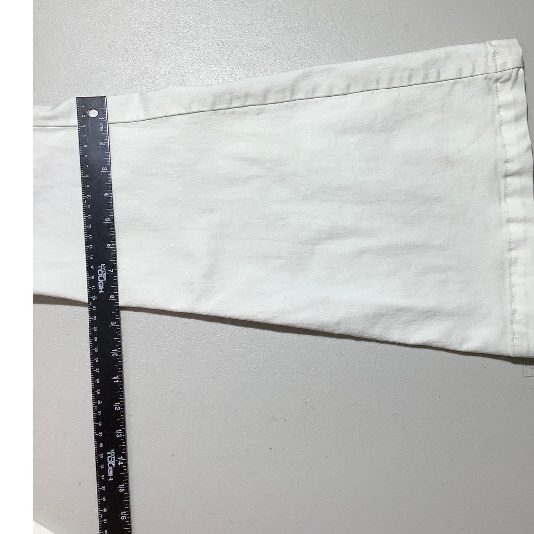 We The Free White Flare Jeans Women’s Size 31 — Boho, Stretch, Bell Bottom