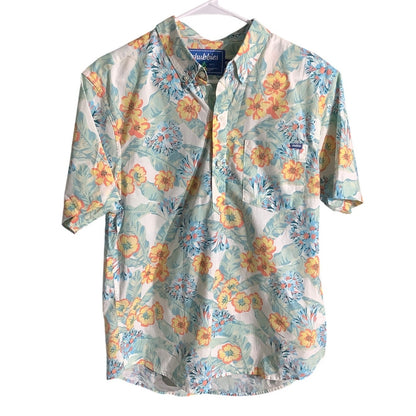 Chubbies Floral Button-Up Shirt Men’s Medium — Tropical, Casual, Resort