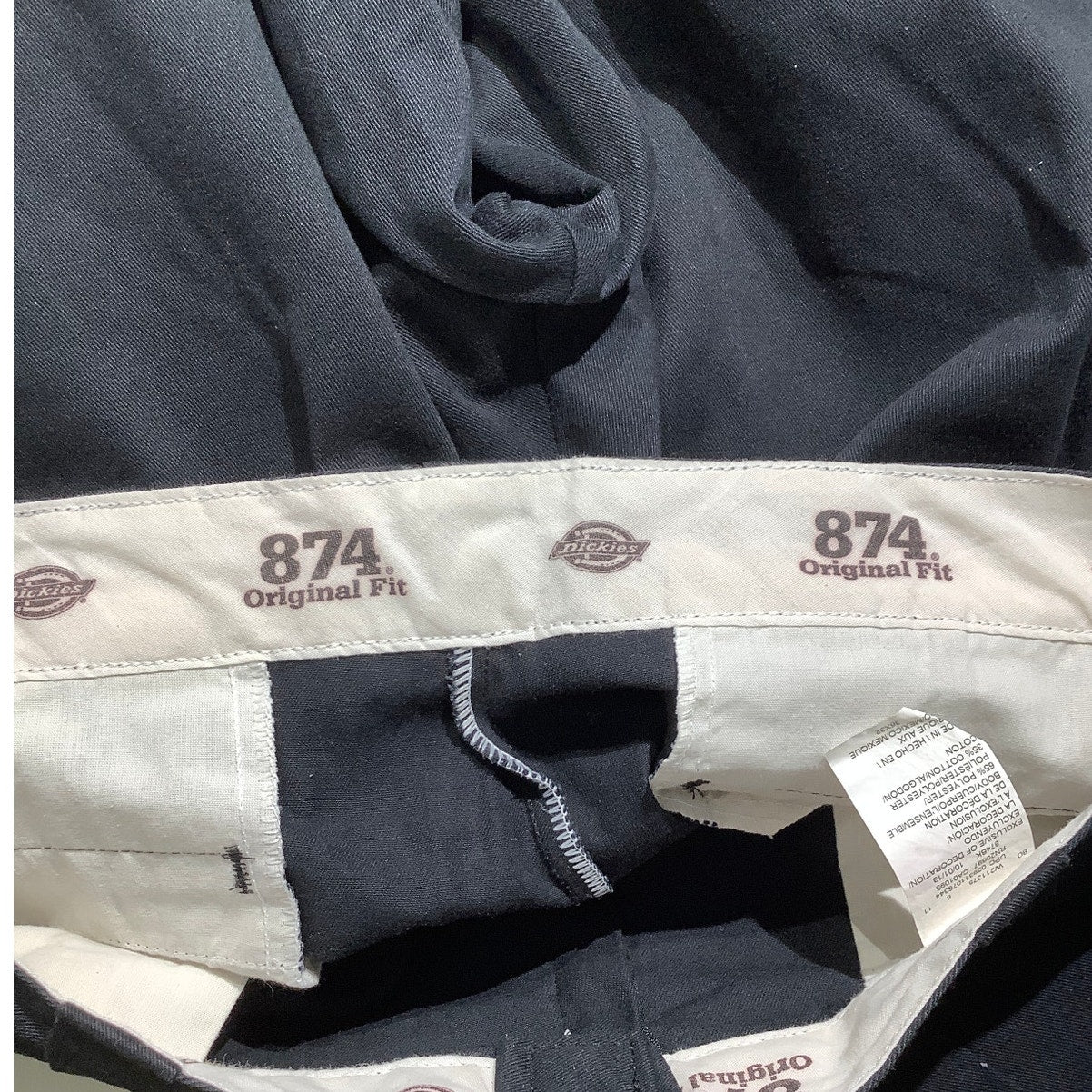 Dickies 874 Original Work Pants Black Men’s 36x32 — Durable, Classic, Industrial