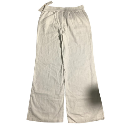 Land N Sea Linen Straight Leg Pants Women’s Size Small— Lightweight, Resort, NWT