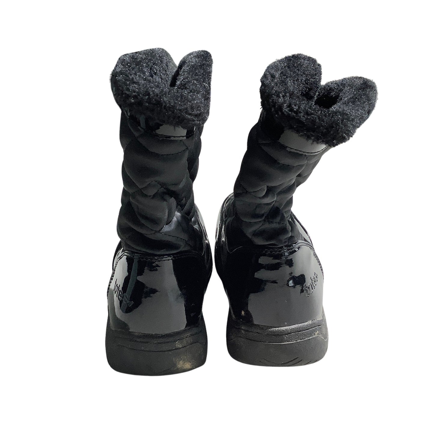 Totes Waterproof Winter Boots Black Women’s 10M — Insulated, Full Zip, Snow