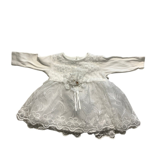 Murat Baby White Dress Infant - Elegant, Sweet, Comfortable