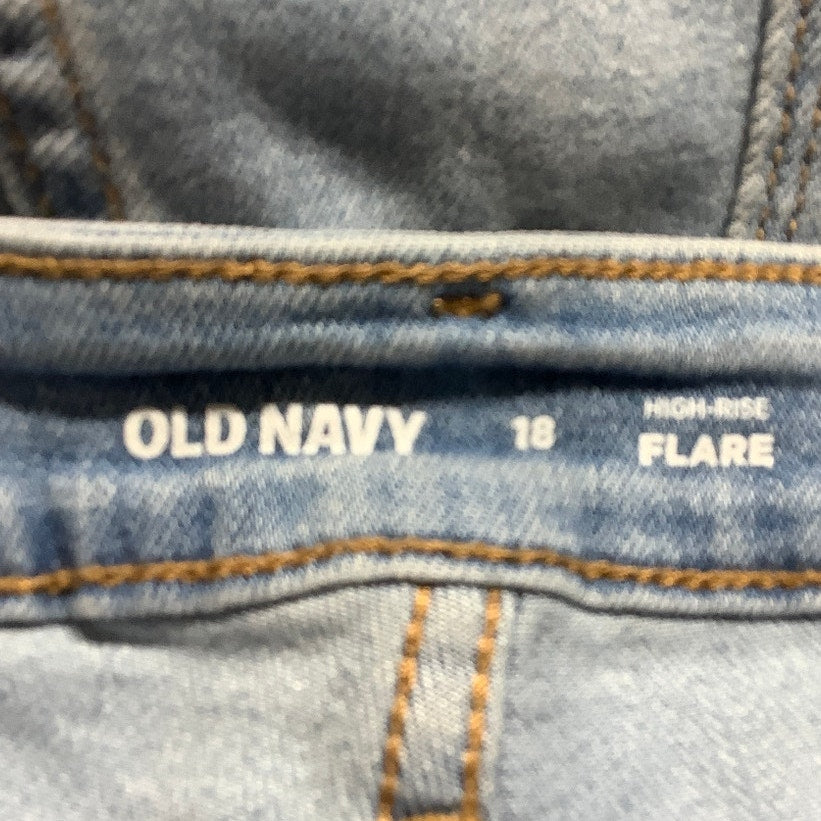 Old Navy High-Rise Flare Jeans Women’s Size 18 – Vintage, Laid-back, Stretch