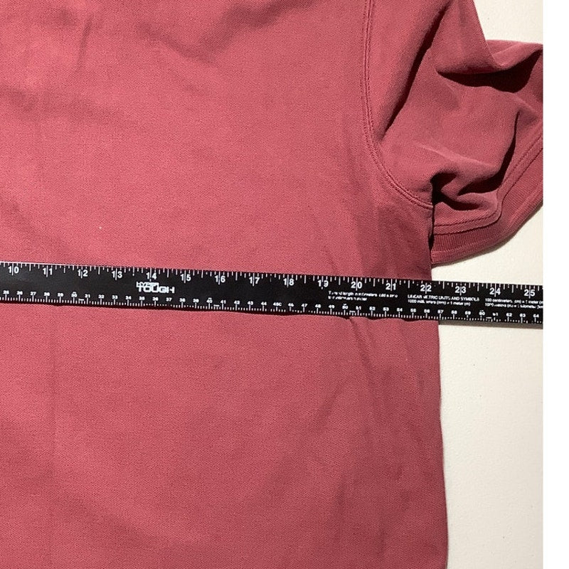 L.L.Bean Men’s Polo Large Tall Maroon 100% Cotton — Preppy, Classic, Casual