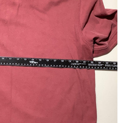 L.L.Bean Men’s Polo Large Tall Maroon 100% Cotton — Preppy, Classic, Casual