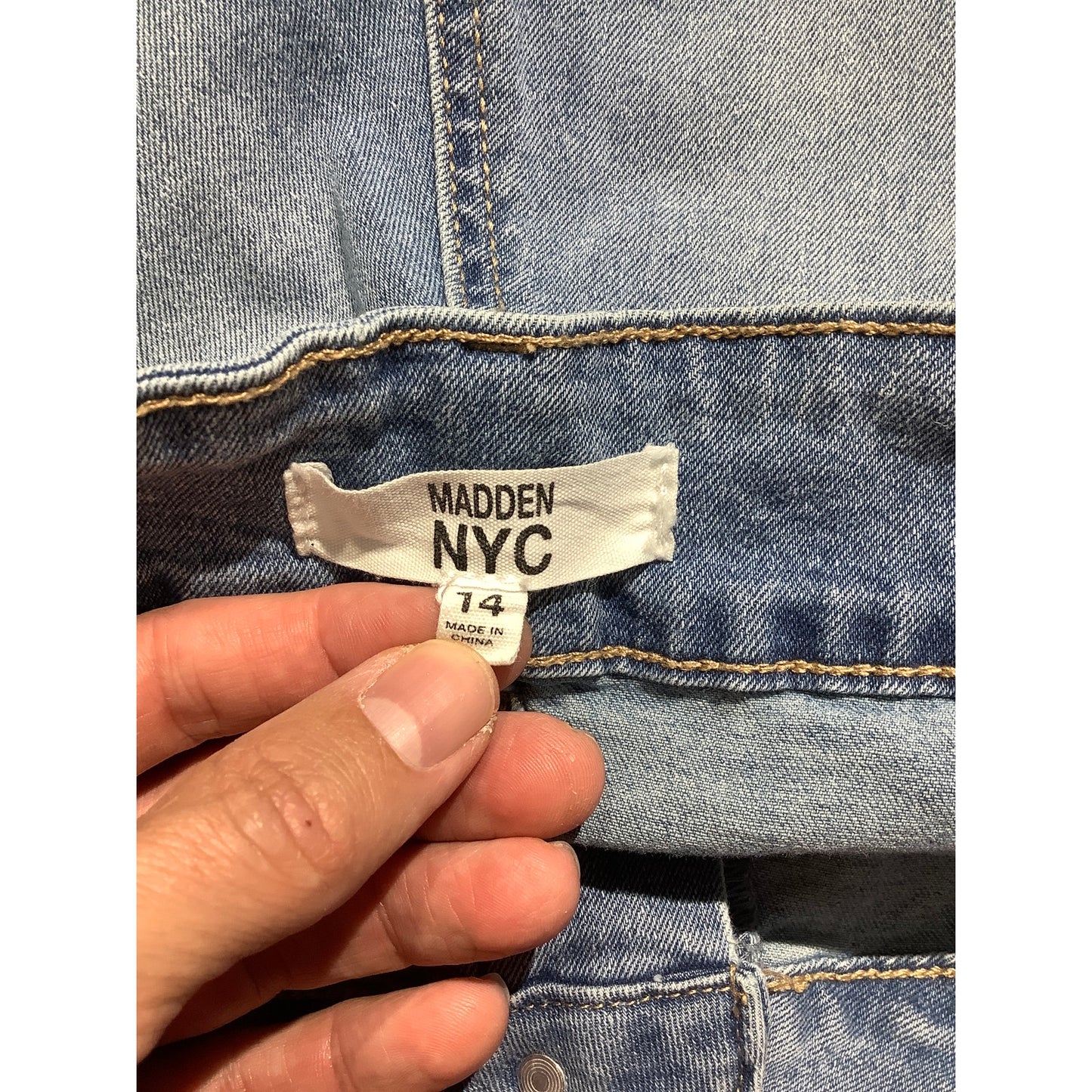 Madden NYC Cargo Wide Leg Jeans Women’s Size 14 — Skate, Y2K, Streetwear