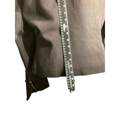 Stanley Blacker Wool Blazer Black Women’s 14 — Formal, Double Breasted, Classic