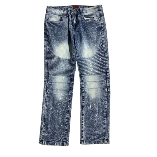 Truth Substance Kids Acid Wash Jeans Size 10 – Slim Fit, Moto, Distressed