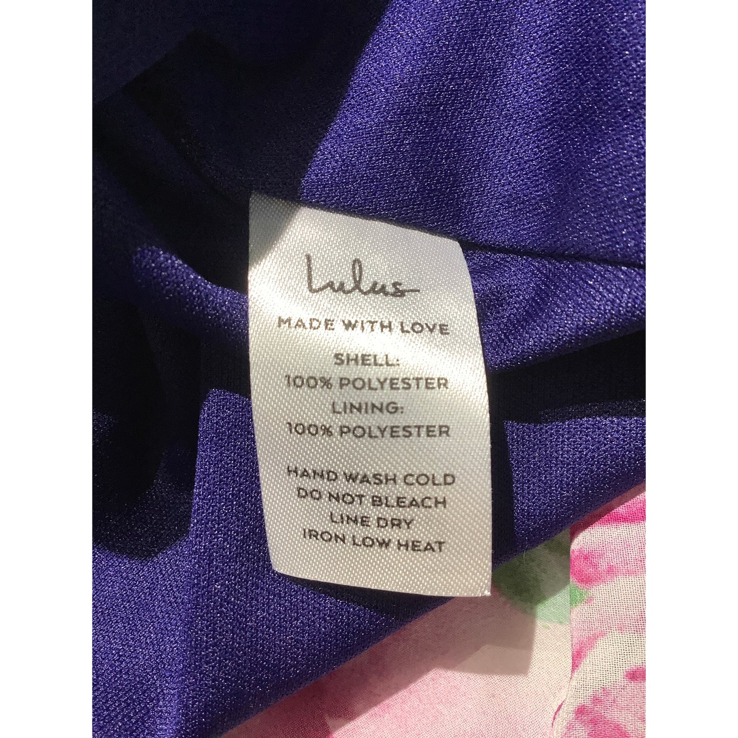 Lulus Floral Maxi Dress Women’s Size Small – Purple, Sleeveless, V-Neck