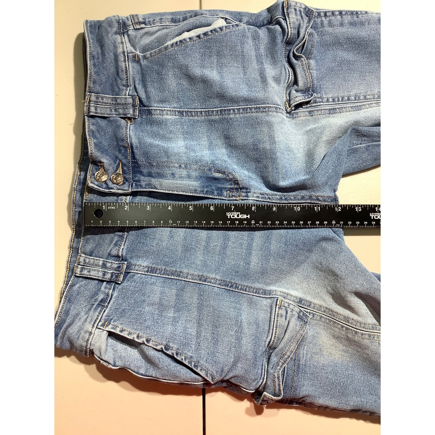 Madden NYC Cargo Wide Leg Jeans Women’s Size 14 — Skate, Y2K, Streetwear