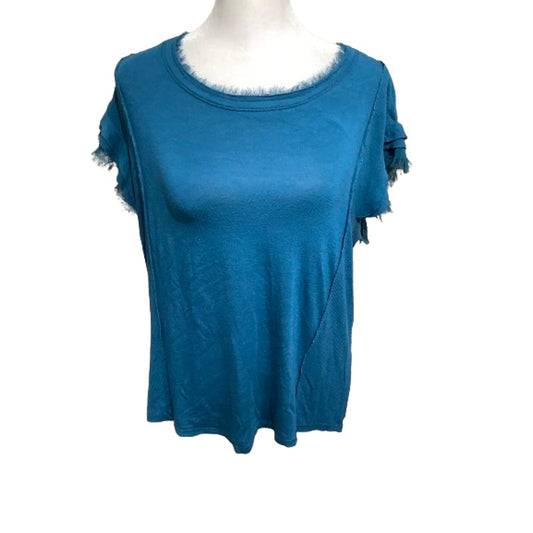 Dolan Blue Short Sleeve Tee with Slight Pilling M Casual, Comfortable, Everyday