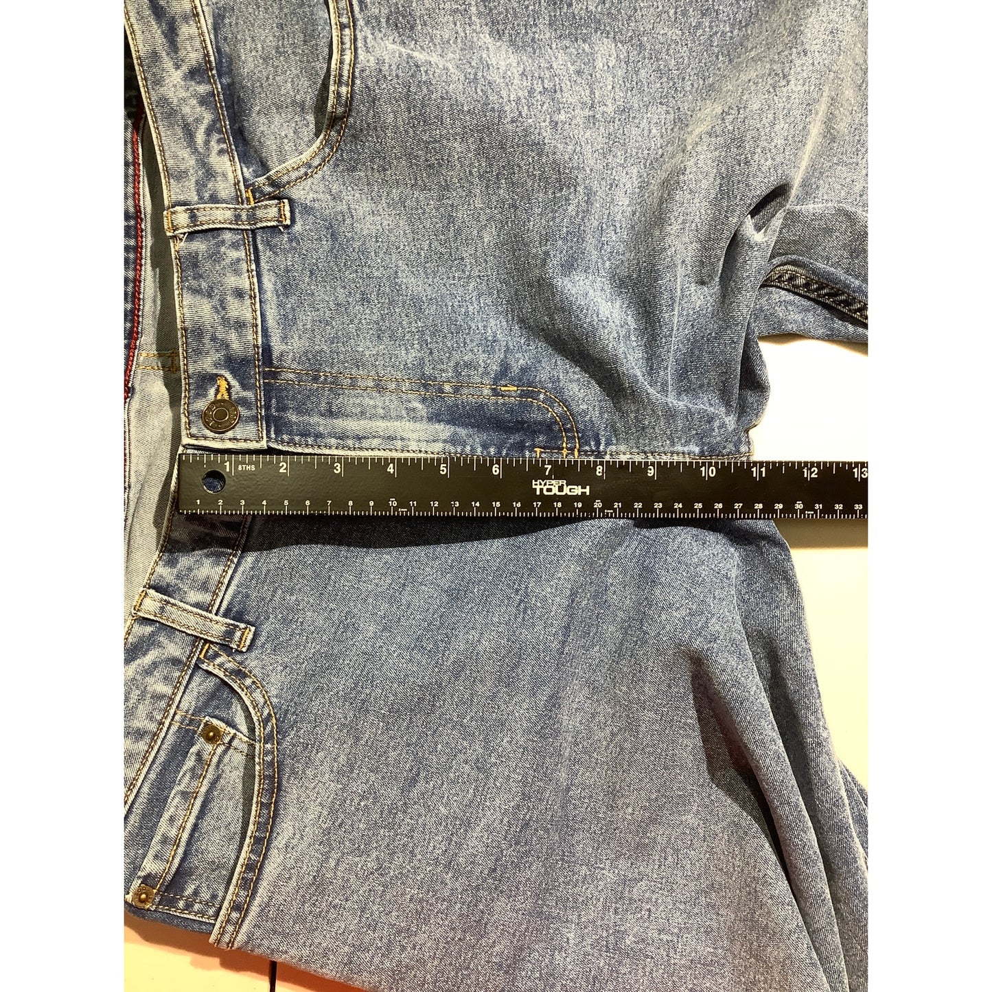 IZOD Saltwater Denim Blue Straight Jeans Men’s 40x30 — Fishing, Casual, Classic