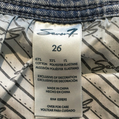Seven7 Light Wash Denim Shorts Size 26 - Boho, Casual, Vintage