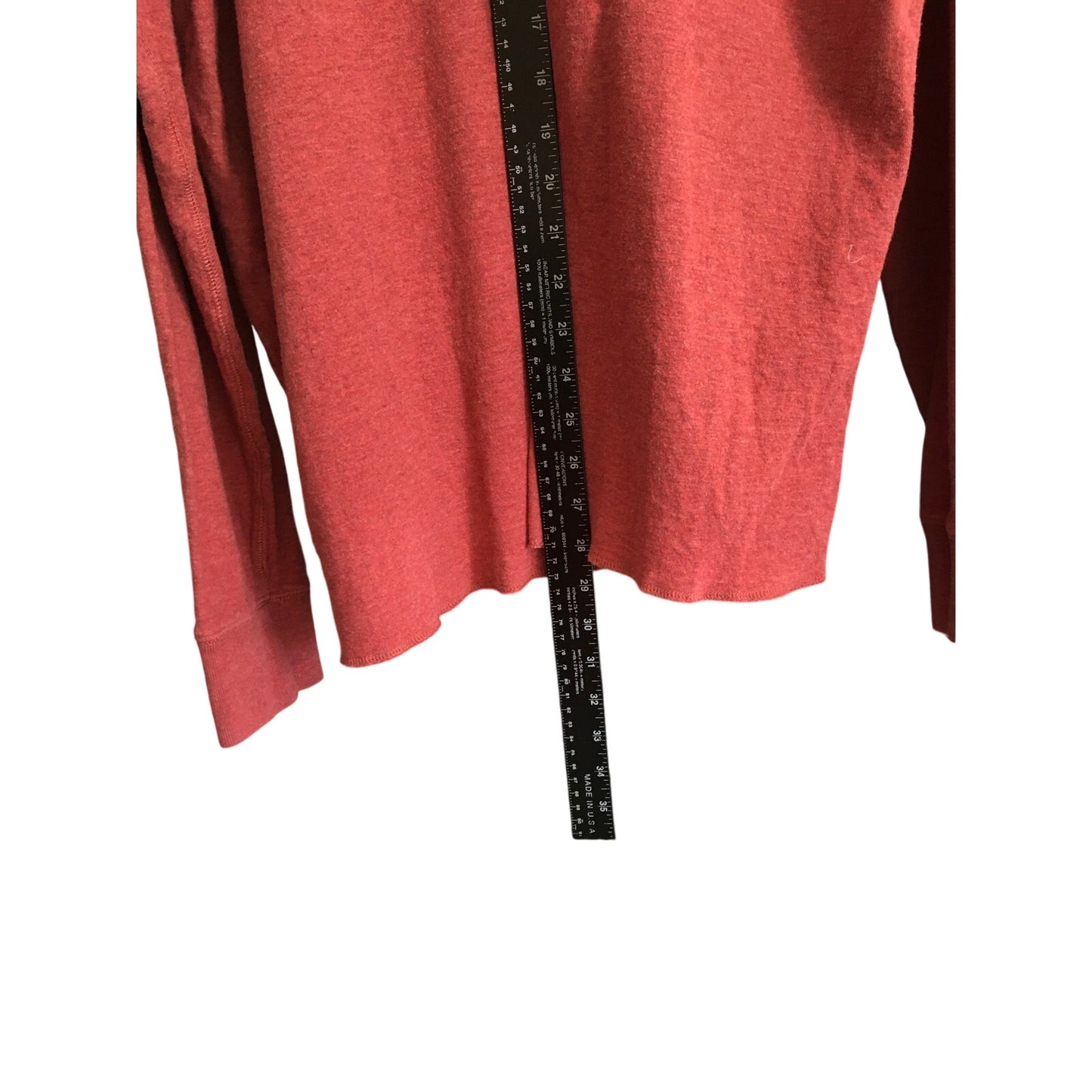J.Crew Light Red Knit Henley Shirt Size XXL - Casual, Cozy, Minimalist