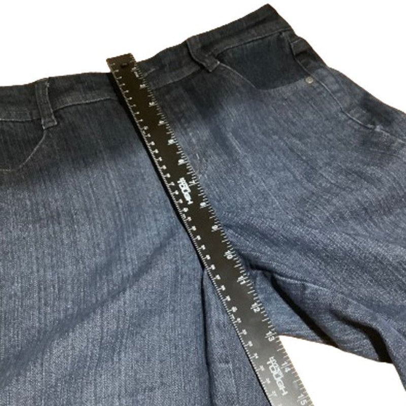 Hannah Blue Cropped Jeans - Sz 8 - Casual, Denim, Everyday