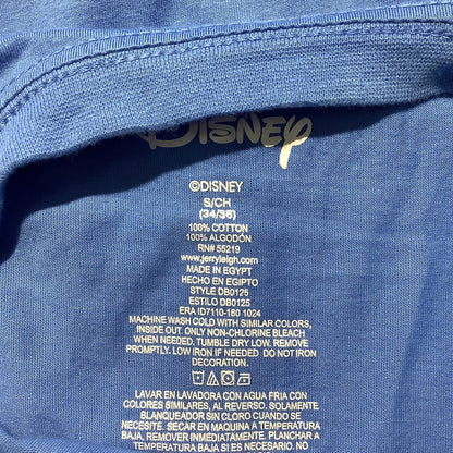 Disney Mickey Mouse Kids Small Light Blue 100% Cotton Graphic T-Shirt