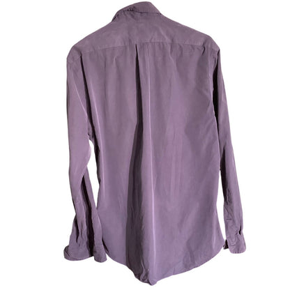 Ralph Lauren Men's Navy Button-Up Shirt Size L – Preppy, Classic, Minimalist