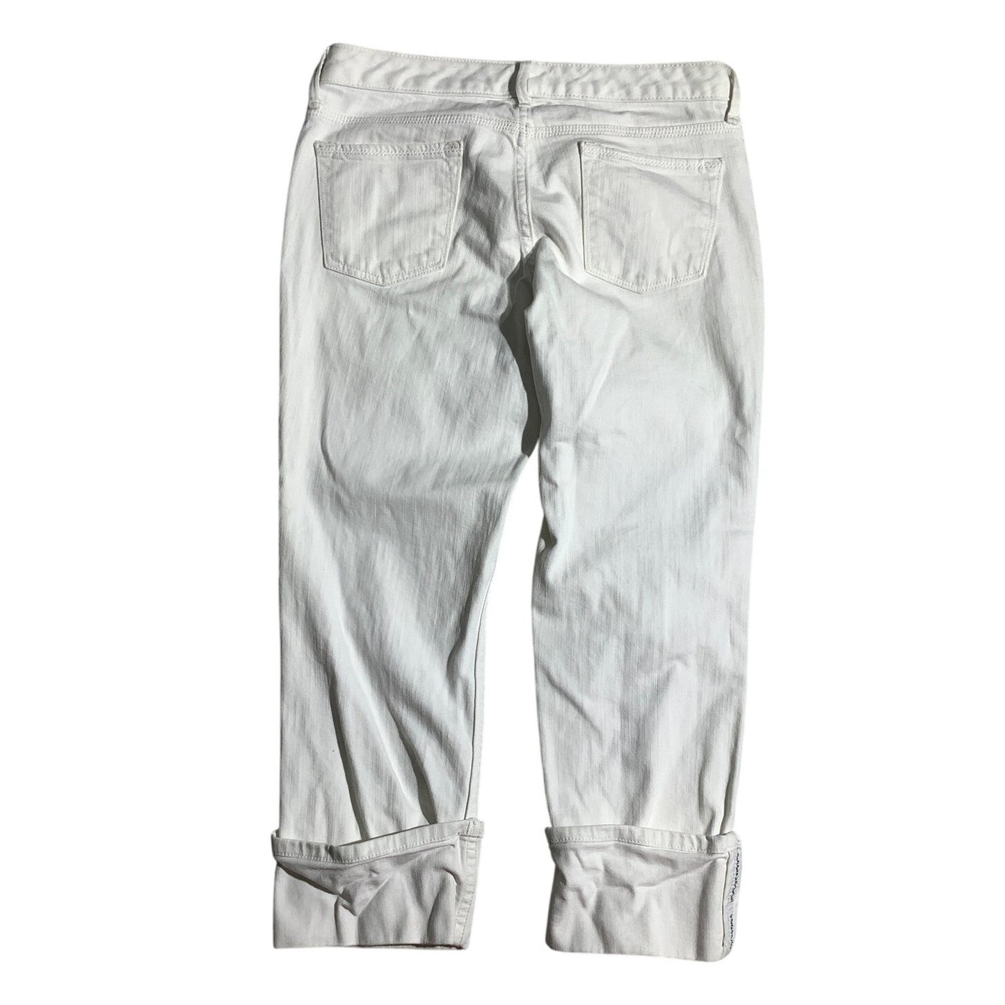 Banana Republic Women’s Capris Size 2 — White, Slim, Casual