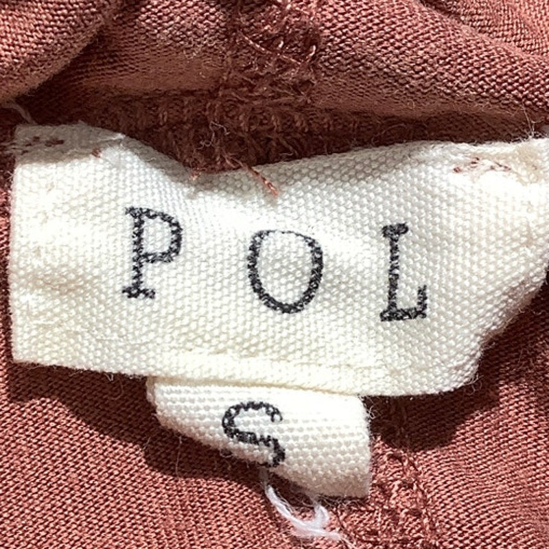 POL Burnt Orange Hooded Top Women’s Size S/M — Boho, Casual, Oversized