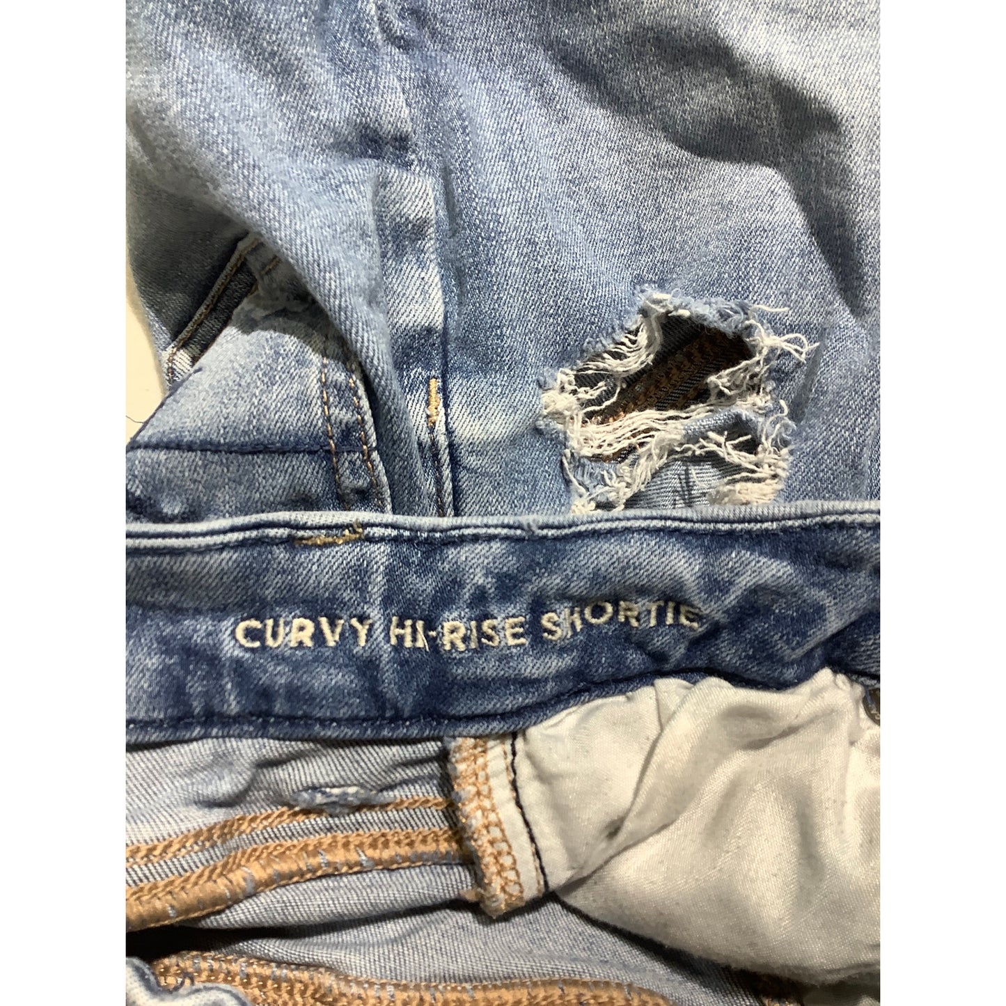 American Eagle Denim Shorts Women’s Size 00 — Distressed, Y2K, Summer