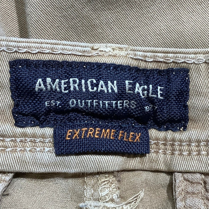 American Eagle Straight Khaki Pants Men’s Size 32W 34L– Classic, Stretch, Casual