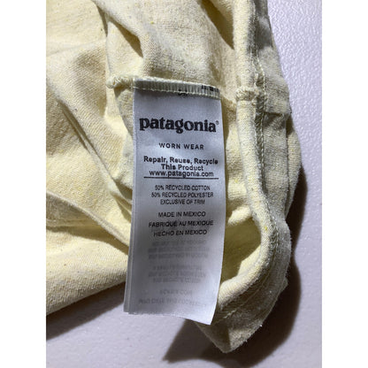 Patagonia Men's Small Yellow Regular Fit Crewneck T-Shirt