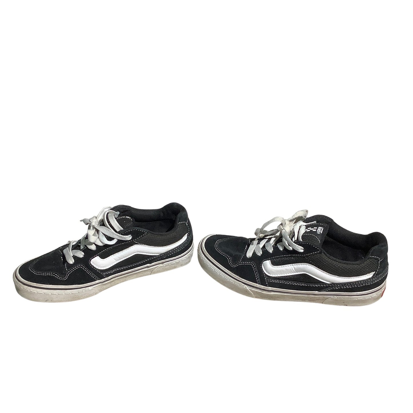 Vans Caldrone Black Suede Skate Shoes Men’s Size 8 – Classic, Casual, Low-Top