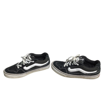 Vans Caldrone Black Suede Skate Shoes Men’s Size 8 – Classic, Casual, Low-Top