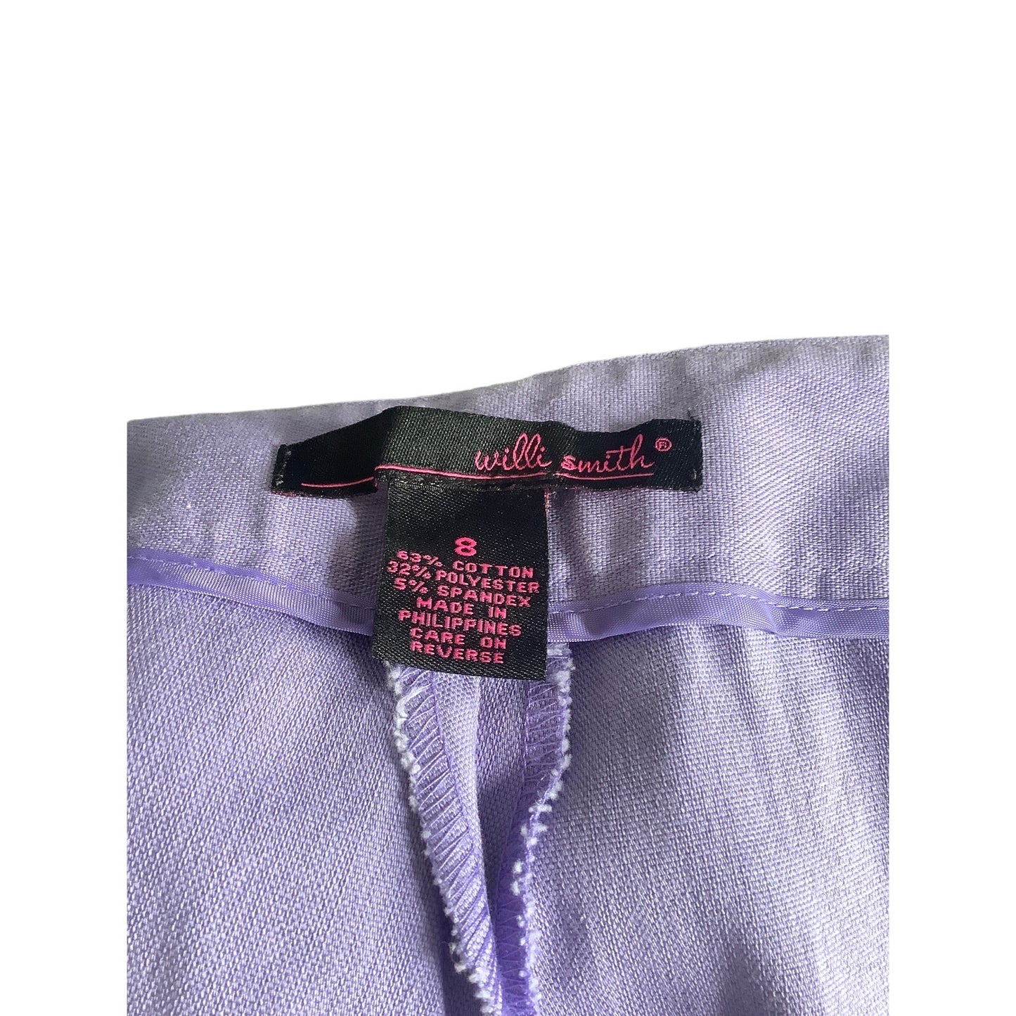 Willi Smith Lilac Purple Pants - Size 8 - Professional Office Stylish Elegant