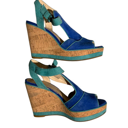 Enzo Angiolini Platform Wedges Women Size 5.5  — Y2K, Resort, Statement