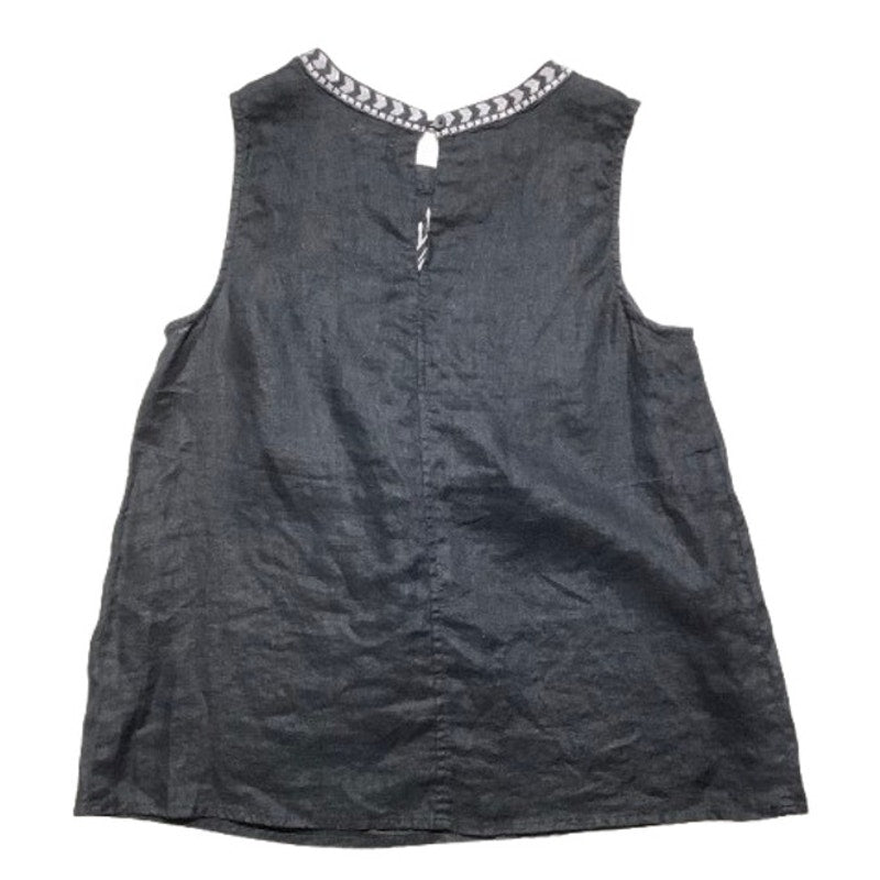 J. Crew Embroidered Sleeveless Tank Women’s 0 — Linen, Bohemian, Summer