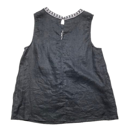 J. Crew Embroidered Sleeveless Tank Women’s 0 — Linen, Bohemian, Summer