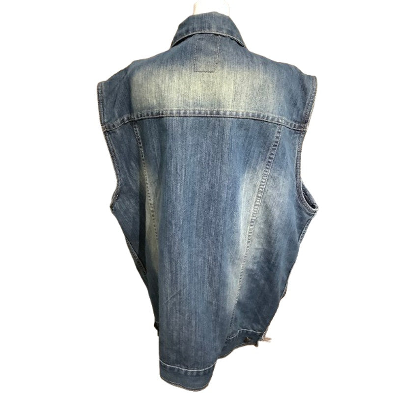 SOUTHPOLE Denim Vest 5X Big & Tall - Streetwear, Grunge, Edgy