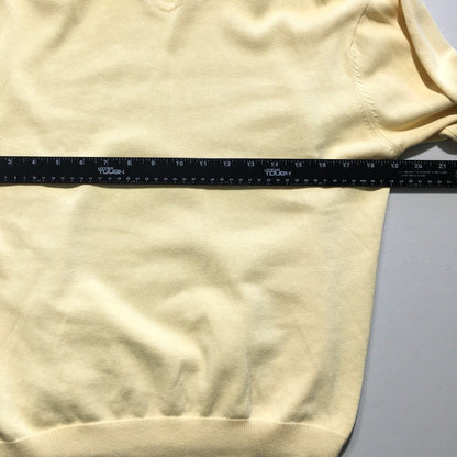 Talbots Yellow Cotton Sweater Size M - Classic, Preppy, Cozy