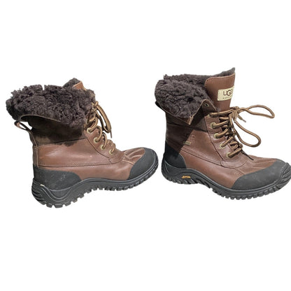 UGG Adirondack Tall Leather Waterproof Boots Women’s 6 — Winter, Outdoor, Cozy