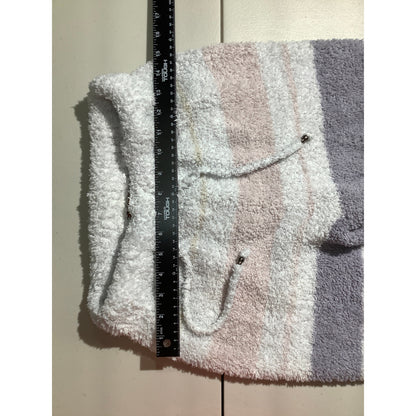 POL Plush Fuzzy Lounge Pants Women S/M — Soft, Cozy, Striped, Relaxed Fit