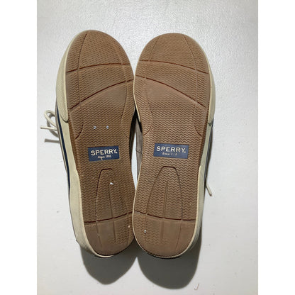 Sperry Top-Sider Halyard Canvas Boat Shoes Men’s 12M — Casual, Nautical, Lace-Up