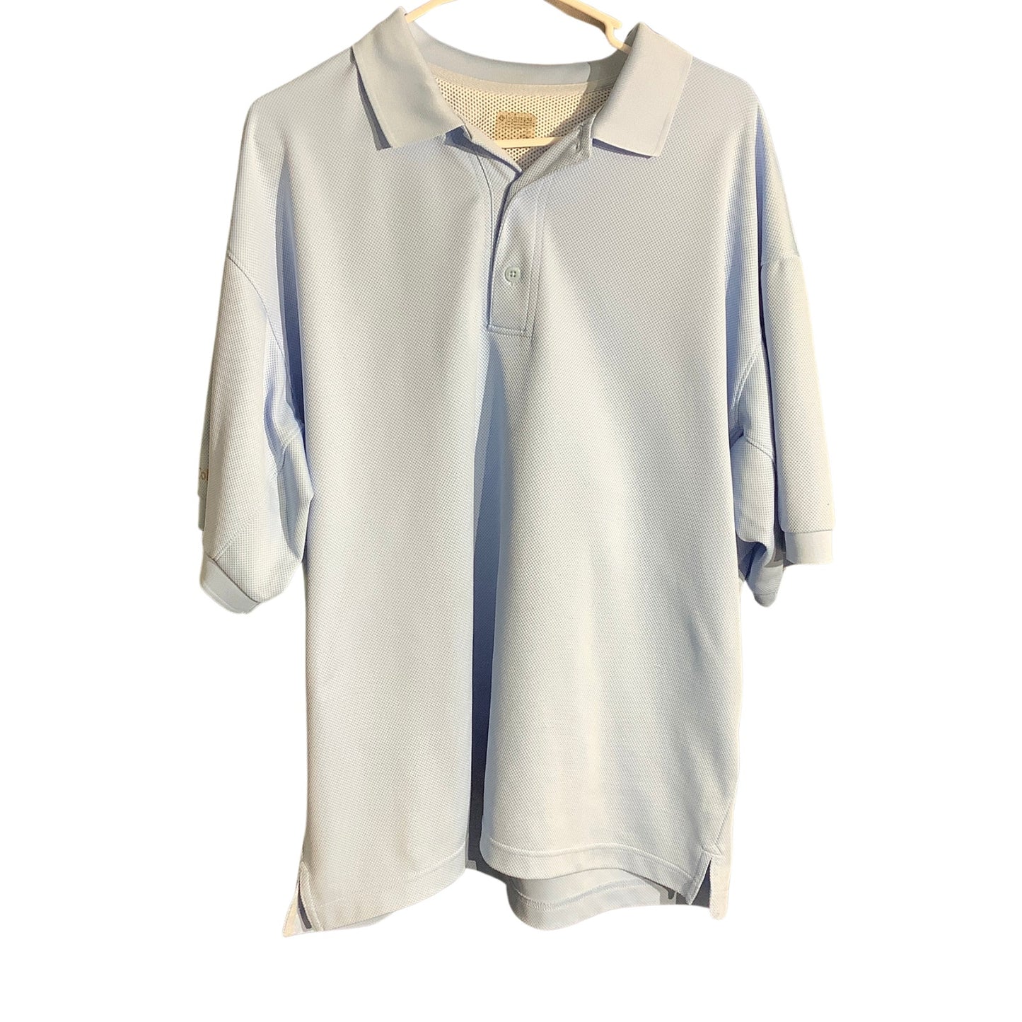 Columbia PFG Polo Shirt Men’s XXL Light Blue — Fishing, Performance, Casual