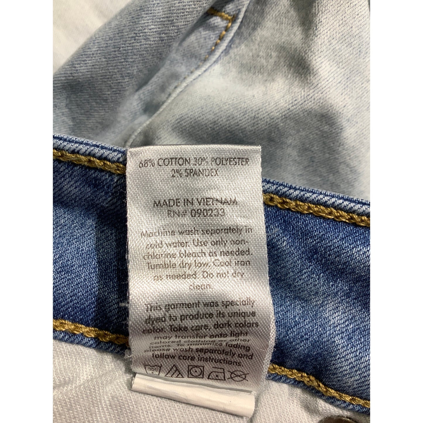 PacSun Stacked Skinny Jeans Youth Size 26W 28L — Stretch, Casual, Trendy