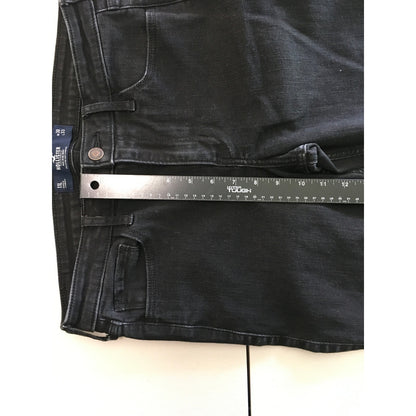Hollister Men's Black Mid-Rise Bootcut Jeans 30W x 33L – Soft, Stretch, Denim